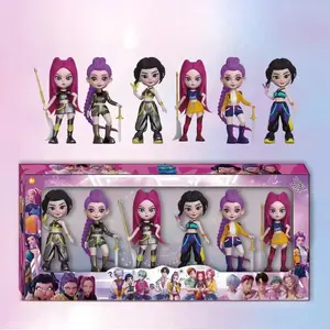 K-Pop Hunter Girl Figure Set, 6pcs Collectible Figures, Collectible Figurines, Perfect Gift for Fans & Collectors, High-Quality Design, Ideal for Display