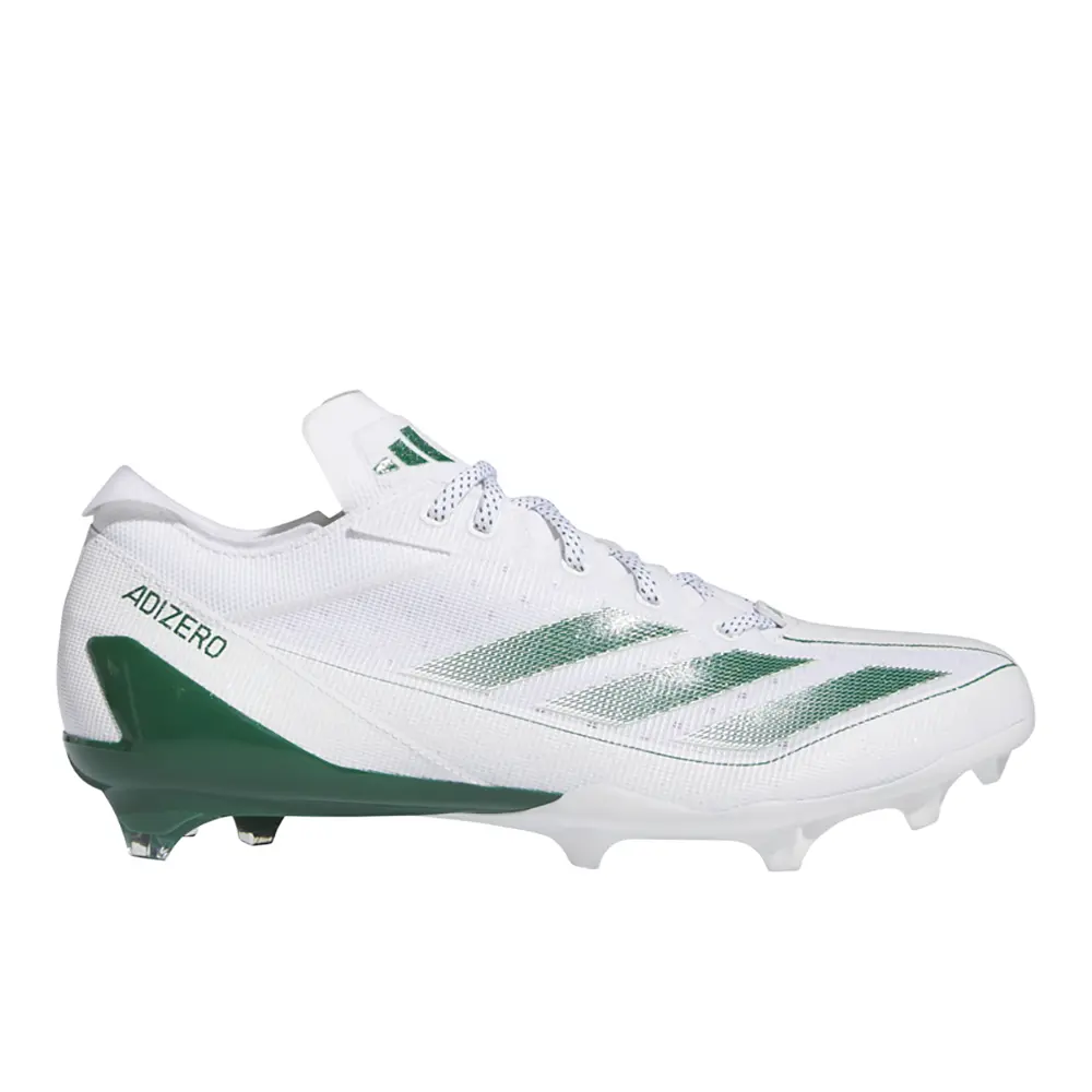 adidas Mens Adizero Electric American Football Sneakers Shoes - White adidas Mens Adizero Electric American Football Sneakers Shoes - White