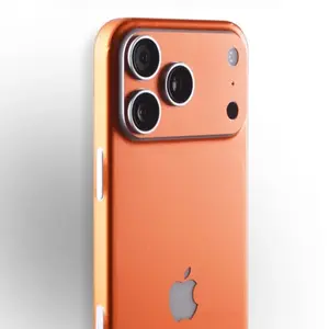 Full Coverage Frame Rear Film for Apple iPhone 17 Pro Max 17 Pro, Original Color Metal Feel PVC Material, Scratch Resistant Ultra-Thin Protection