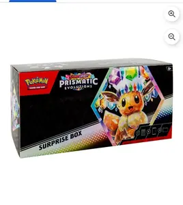 Pokémon TCG: Scarlet & Violet – Prismatic Evolutions Surprise Box – Eeveelution Promo + 4 Booster Packs + Storage Case