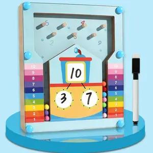 Early Education Counting Game, Roll Ball Math Toy for Kids Aged 6-8 Years Old, Fun Learning Tool for Home School Use