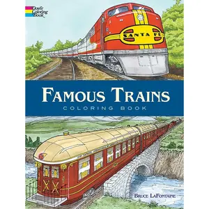 Famous Trains Coloring Book (Dover Planes Trains Automobiles Coloring) Paperback – Coloring Book, May 31, 2005