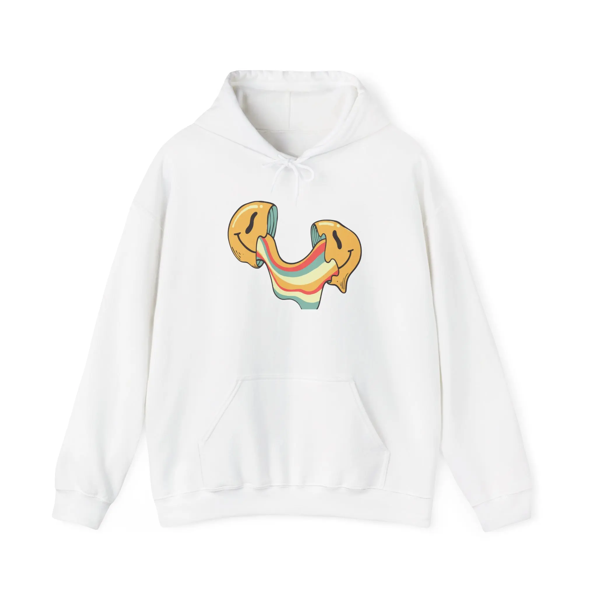 Vintage Hippie Hoodie, Good Vibes Hippie Hooded Sweatshirt