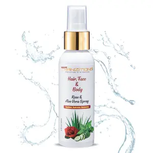Aloe Vera & Rose Water For Hair For Locs - Organic Rose Water Loc Moisturizer Spray For Dreads - Nourishing & Moisturizing Rose Water Spray For Hair & Scalp Refreshing Natural Loc Spray 2oz Haircare Eucalyptus