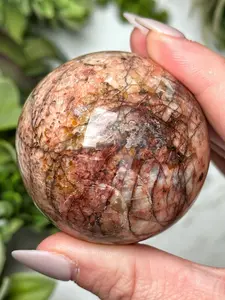 Red Moonstone Sphere - #10