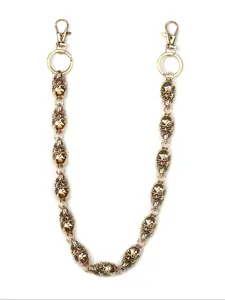 Metal Skull Wallet Chain Keychain Pendant Keychain, Punk Pants Jean Pocket Chain, Halloween Bag Purse Handbag Accessory for Men Women