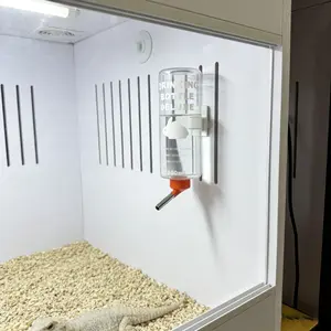 4pcs Guinea Pig Hanging Water Bottle, Convenient & Clean Drinking Dispenser for Small Animals