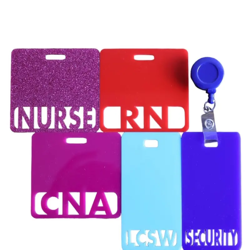 Custom Healthcare and Teacher Badge - Personalized Identification for Medical Professionals hospital worker