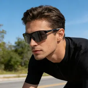 Folding cycling glasses, outdoor mountaineering windproof dual-purpose sunglasses, driving day and night vision sunglasses