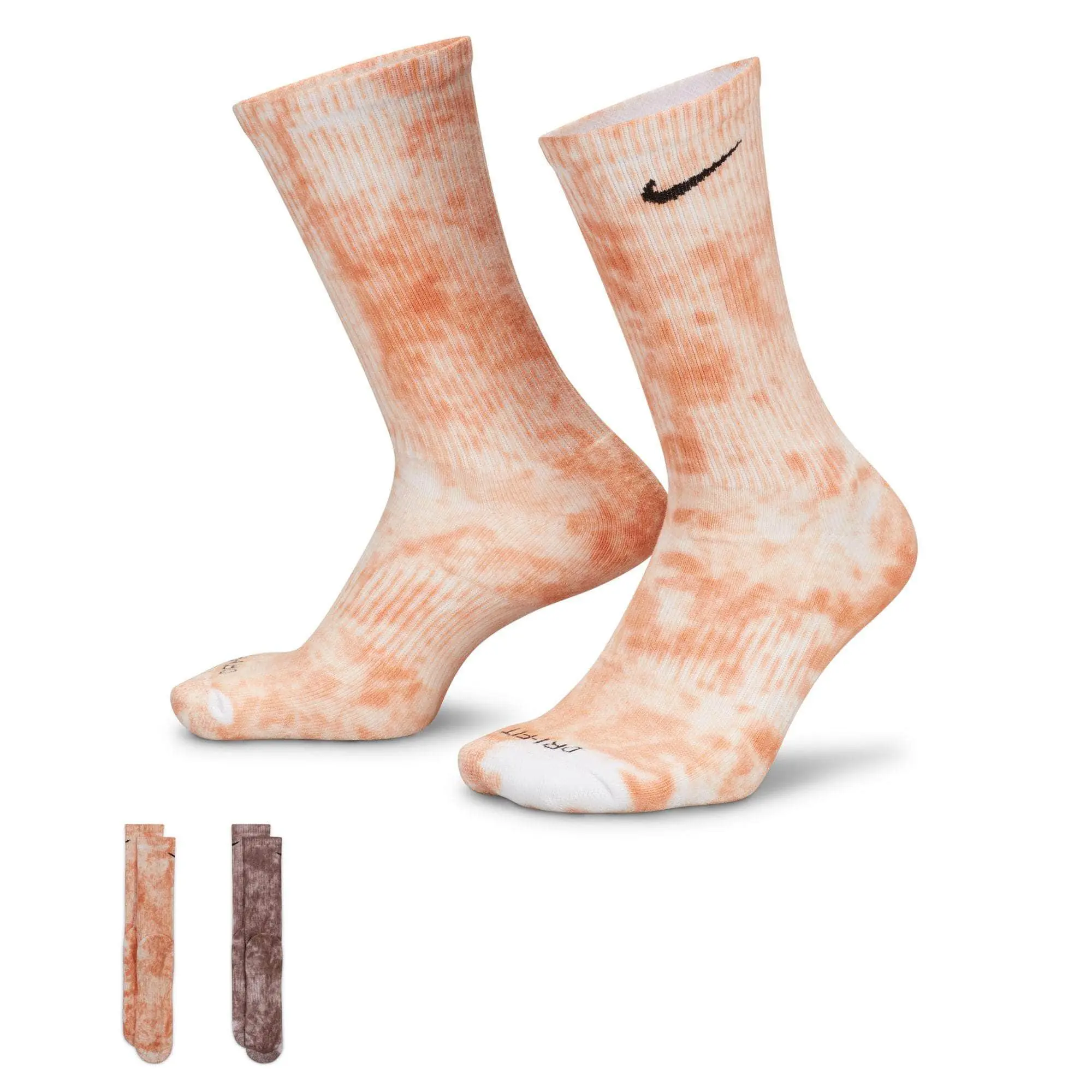 LACOSTE Tie-Dye Crew Socks in a Sturdy Cotton Blend with Ribbed Arch Support, Cooling Breathability, and Durable Cushioning, Athletic Crew Socks, All Seasons, Adults, Casual, Athletic Socks