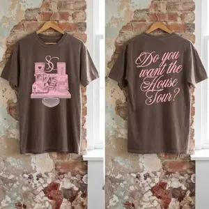 House Tour Shirt, Fandom Merch Tee, Aesthetic Fan T-shirt, Double Sided Sabrina's House Tour Gift