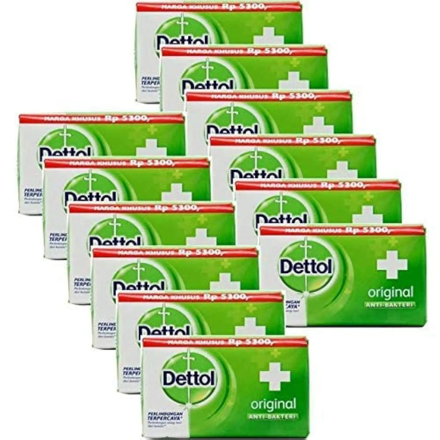 Dettol Original Gentle Antibacterial Bar Soap for Trusted Germ Protection, Classic Fresh Fragrance - 150g, Body Care, Sensitive Skin, Cleansing, Youth, Multi-Pack, Solid Soap, Scented, Whole Body, With Glycerin, Hydrating, Daily Care, Moisturizing