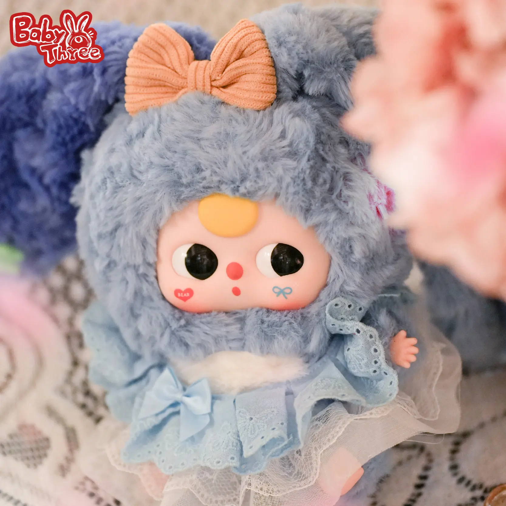 Baby Three Lily Rabbit Town V4 Plush Blind Box, Blind Bag,12