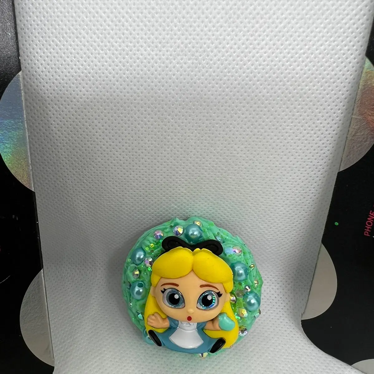 Decoden decorated phone grips Plastic