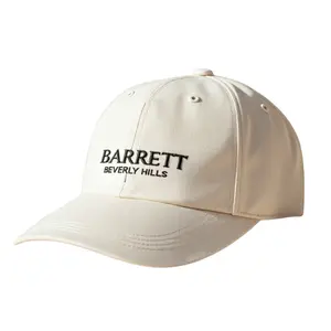 Barrett Beverly Hills Classic Cotton Baseball Cap Pre Curved Brim Adjustable Strap Unstructured Crown Lightweight Breathable Sun Protection Hat for Men Women