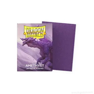 Dragon Shield Standard Polypropylene Trading Card Sleeves - 100ct, Matte Amethyst, Premium Protection for Collectible Trading Cards