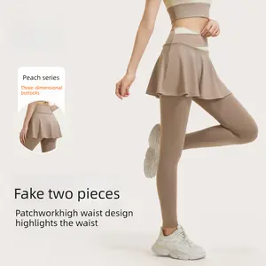 Skirted Yoga Leggings : High-Waisted for Slim Waist & Lifted Butt – Stylish Coverage for Yoga/Workouts/Casual Outings #YogaWear #Activewear #WorkoutLeggings #Athleisure #HighWaistedLeggings#sweatpants