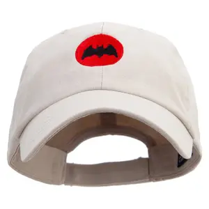 Bat Armor Shield Embroidered Low Profile Washed Cap
