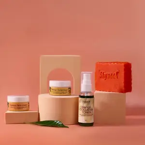 REJUV FACE SET 4in1 Natural Rejuvenating Facial Kit with 100% Natural Ingredients for Acne & Hyperpigmentation Sensitive Skin