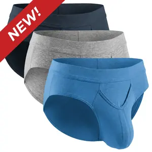 Real Men Modal 0in Briefs V-Fly 3 Pack ABCD Pouch