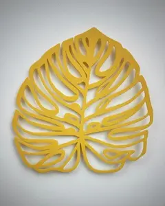 Monstera Leaf: Modern Desk Accessory