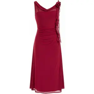CIDER Women'S Formal Wedding Guest Dress Floral Mesh Ruffle Cocktail Dress Summer Maxi Dresses Trendy Date Night Outfits