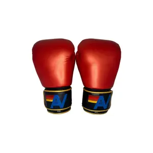 BOXING GLOVES - RED // GOLD