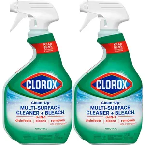 Clorox Clean-Up Original Scent All-Purpose Cleaner with Bleach Spray 32 oz 2-Pack Multi-Surface Disinfectant Cleaner