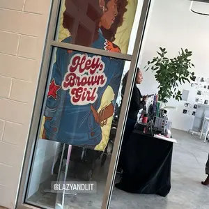 Hey, Brown Girl Beach towel