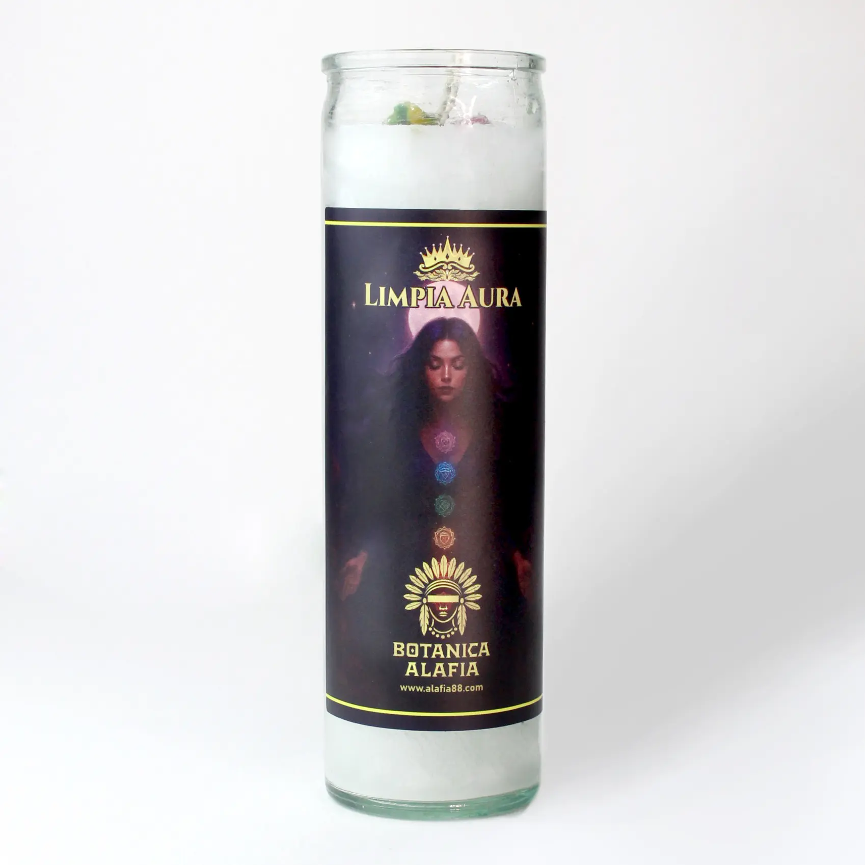 LIMPIA AURA Collection - Veladora Aromática Natural Candle Handmade Flower Candle