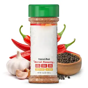 Flavor God Everything Spicy Seasoning Mix - Premium All Natural & Healthy Spice Blend for Steak Salad Chicken Dips & Vegetables - Kosher Low Sodium Dairy-Free Vegan & Keto Friendly - Great Flavor Spices and Seasoning Gift