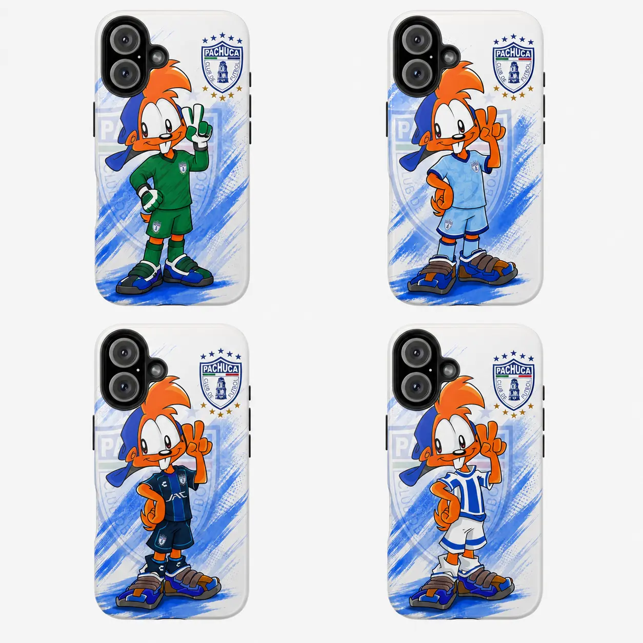 Club de Fútbol Pachuca 'Pachus' Mascot Phone Case Collection for iPhone & Galaxy