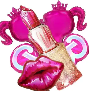 Hot Pink Balloons Pink Girls Birthday Decorations Princess Doll Theme Party Balloons Supplies Let's Go Girls Balloons for Girls Adult Birthday Baby Shower Pink Party Photo Prop