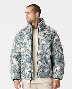 Alpine Puffer Jacket Forest Camo Ice, Small