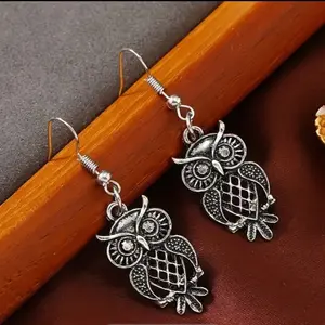 Cute Dangle Owl Earrings