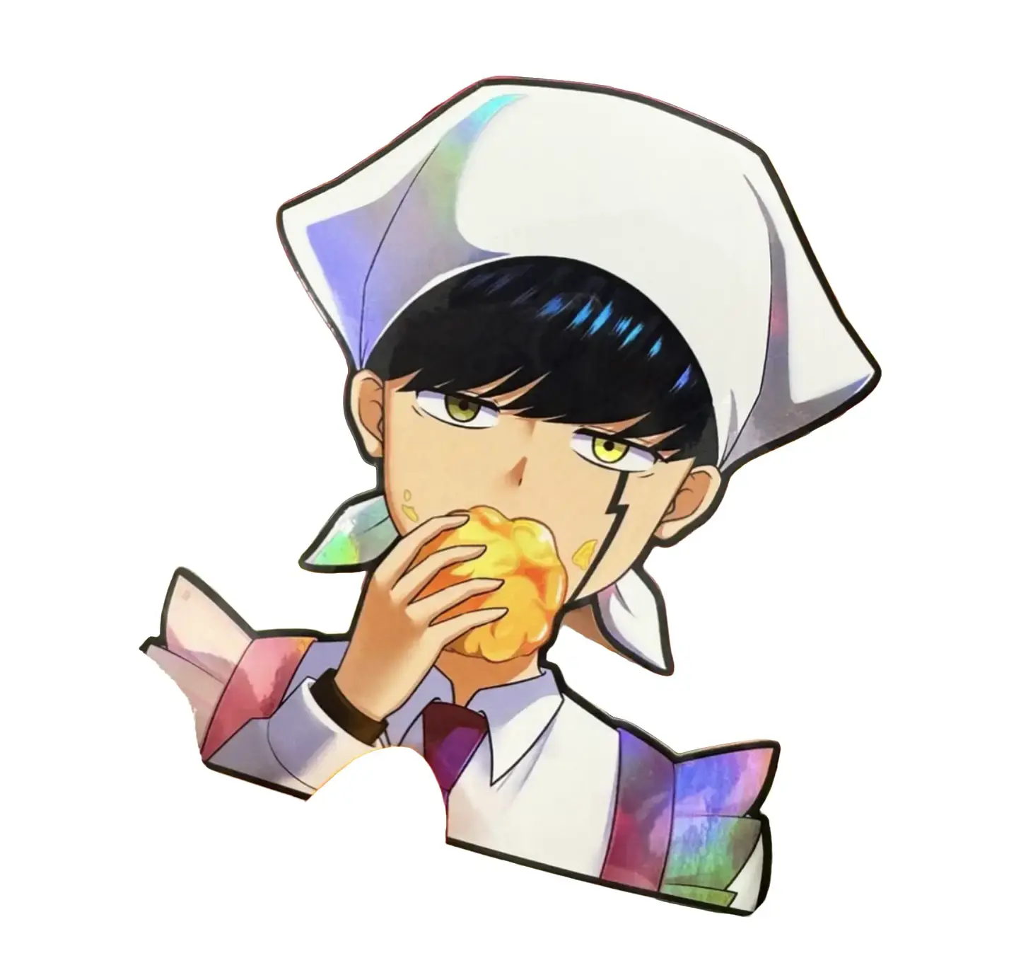 Mashle Cream Puff Holographic Weatherproof Anime Car Sticker