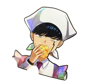 Mashle Cream Puff Holographic Weatherproof Anime Car Sticker