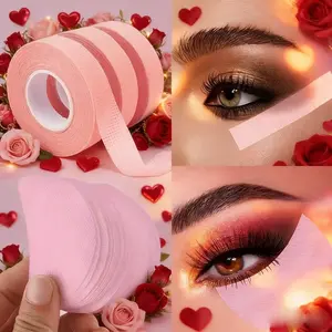 Eyelash Extension Tape Breathable Isolation Tape Non Woven Lash Tape for Upper and Lower Eyelids Eyeshadow Sticker Eyeliner Guide Tape Face Lifting Tape Makeup Eyelash Face Tools