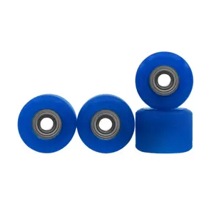 Apex Shorty Wheels - 71D Urethane - ABEC-9 Bearings - "Cobalt Blue"
