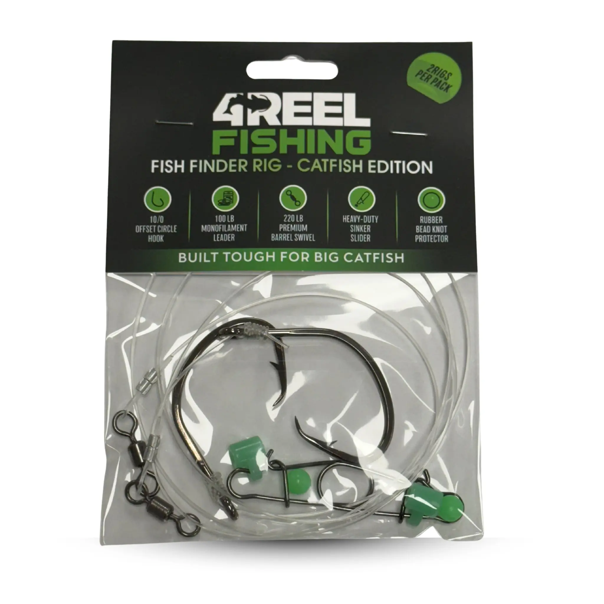 4REEL Fish Finder Rig - Catfish Edition (2 Pack)
