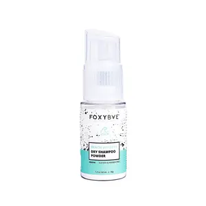 FoxyBae Beach Whisper Non-Aerosol Dry Shampoo Powder + Biotin | Natural Oil Absorbing Powder | Refresh Roots | Adds Volume & Texture | For All Hair Types | Travel Size