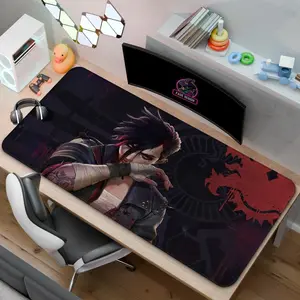 Arcane Vi Desk Mat | LoL Mouse Pad | Gamer Room Gift for Desk Decor