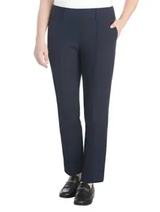 Navy Houndstooth Tummy Control Skinny Pant by Hilary Radley