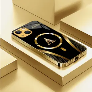 Suitable for [iPhone 13] high-end MagSafe phone case，Features a magnetic attachment function，Choose from all 26 letters—featuring a sophisticated, minimalist design. YM99