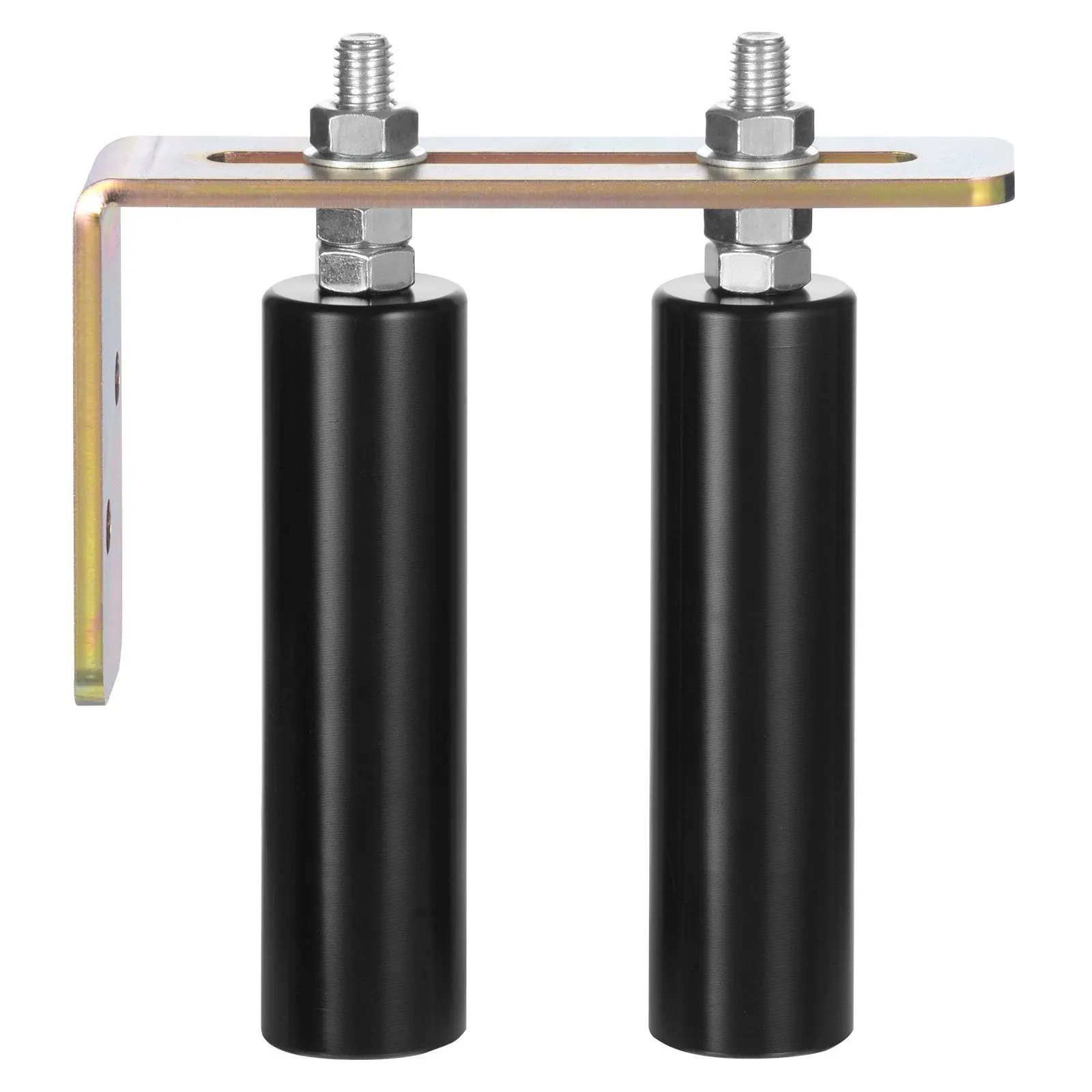 VEVOR Sliding Gate Hardware Kit, 6' Rolling Hardware with L-Bracket, Dual Nylon Rollers, Easy Install for Farms, Driveway