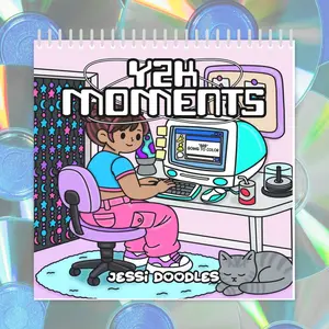 Y2K Moments Spiral Coloring Book