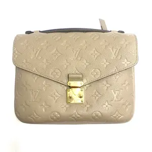 Pre-owned Louis Vuitton Empreinte Pochette Metis Tourterelle Top Handle / Crossbody Bag