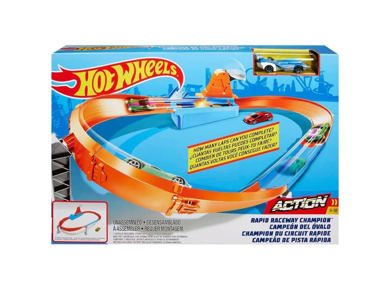 Mattel Hot Wheels Action Corkscrew Jump Champion Mattel Hot Wheels Action Corkscrew Jump Champion