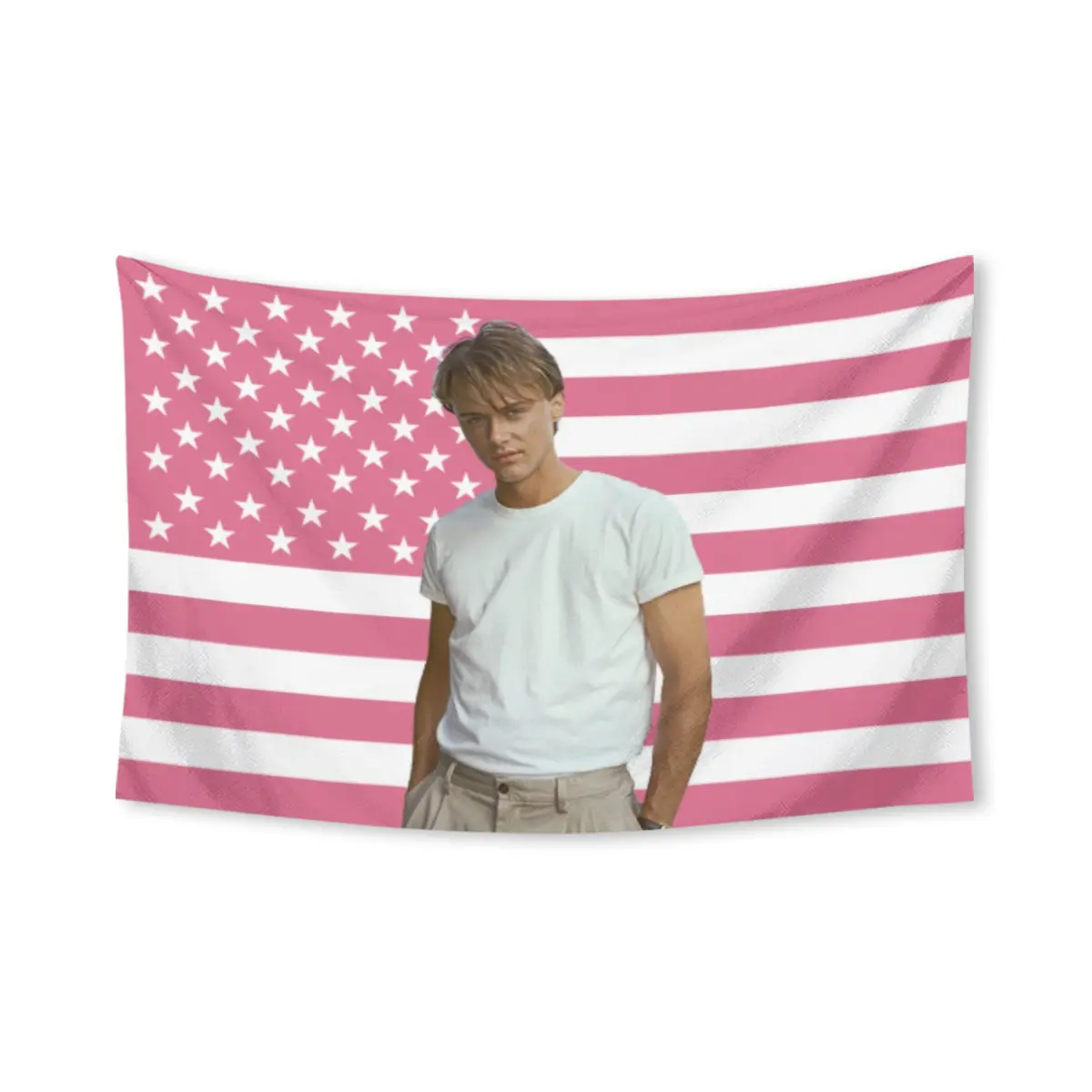 New Conrad Fisher Flag Christopher Briney Merch Dorm Room Essentials Pink American Flag Celebrity Aesthetic Hanging Wall Tapestry Art For Bedroom Livingroom Banner Funny Unique Gift Tapestries