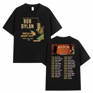 Bob Dylan Rough and Rowdy Ways World Wide Tour 2026 T-Shirt – Vintage Folk Rock Graphic Tee for Men Women